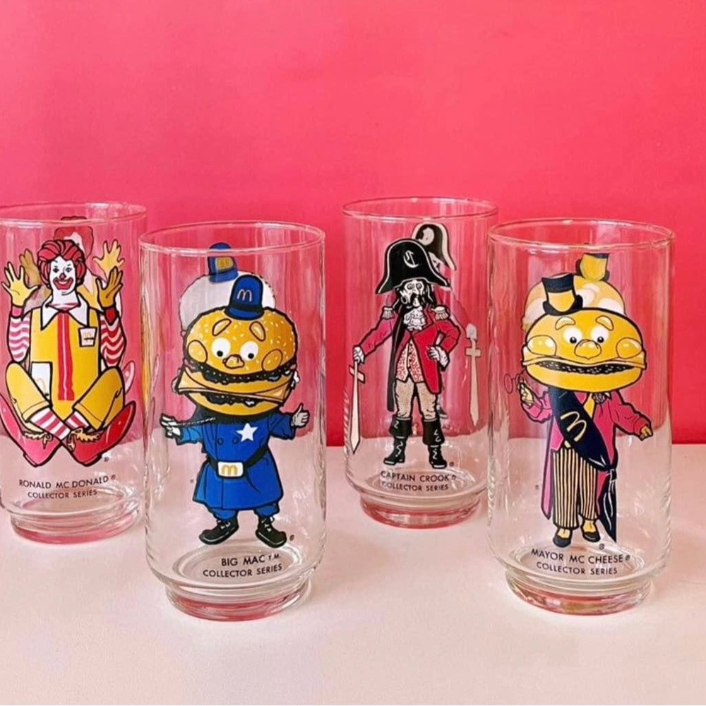 McDonald's Vintage Character Glasses Set